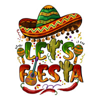 Let's Fiesta Mexican Hat Zipper Hoodie | Teevron