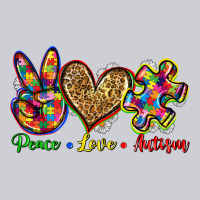 Peace Love Autism Heavyweight Sweatshirt | Teevron