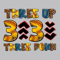 Three Up Three Down Softball Long Sleeve Tee | Teevron