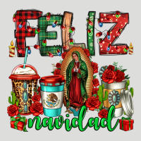 Feliz Navidad Lady Of Guadalupe Christmas Coffee Zipper Hoodie | Teevron