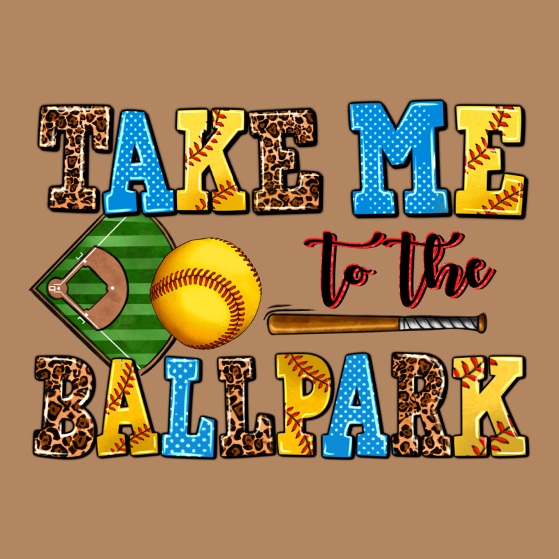 Take Me To The Ballpark Softball Long Sleeve Tee by AdoDesignShop | Teevron