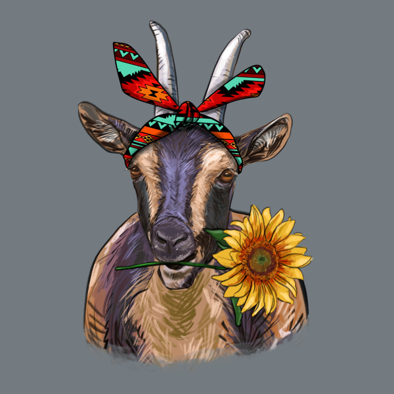 Sunflower Aztec Ribbon Goat Heavyweight Sweatshirt by RanaPortraitStore | Teevron