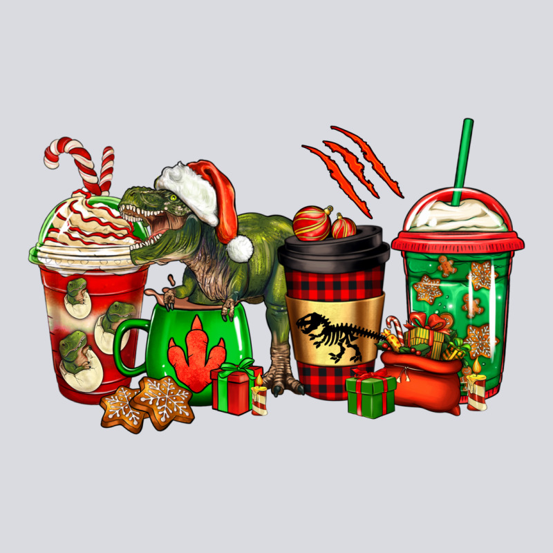 Trex Coffee Cups Zipper Hoodie by Jasminsmagicworld | Teevron