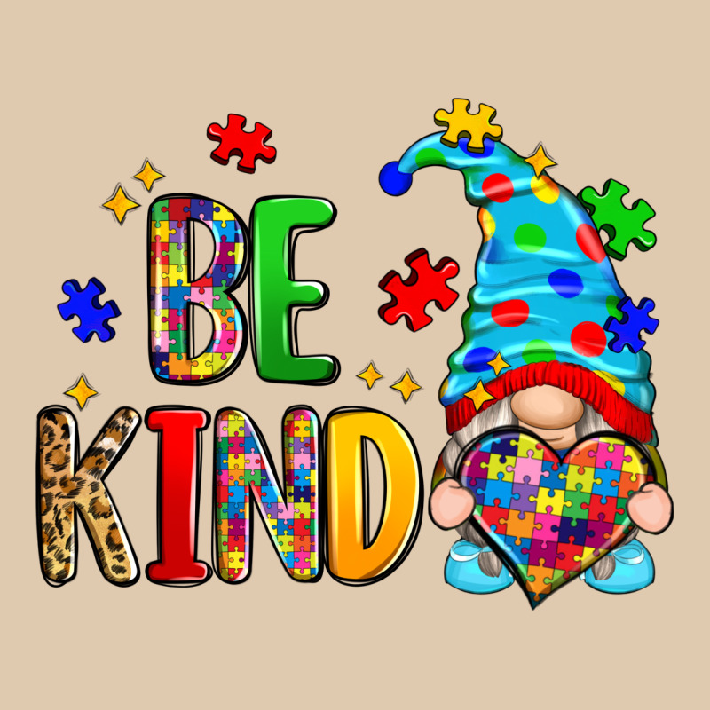 Be Kind Autism Gnome Heavyweight Sweatshirt by Zillion Design Studio | Teevron