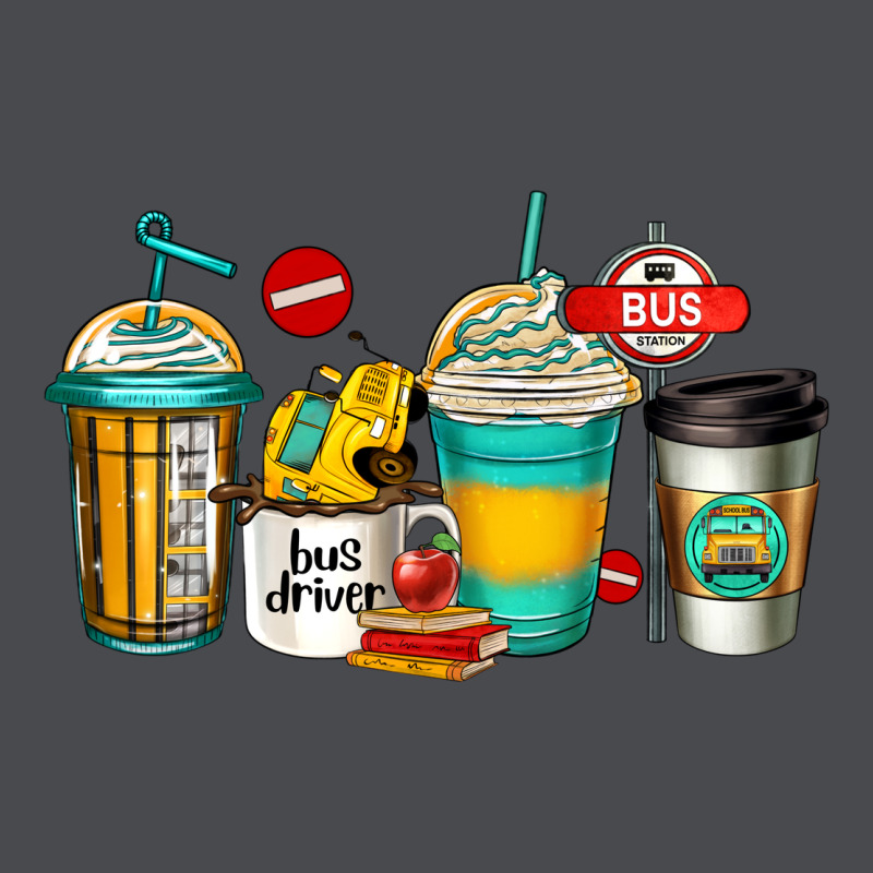 School Bus Driver Coffee Cups Zipper Hoodie by Jasminsmagicworld | Teevron