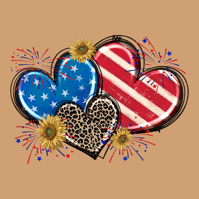 American Flag Heart Vintage Tee by CowGirlArtShop | Teevron