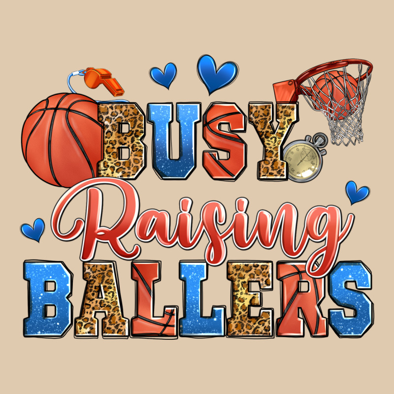 Busy Raising Ballers Basketball Heavyweight Sweatshirt by Zillion Design Studio | Teevron