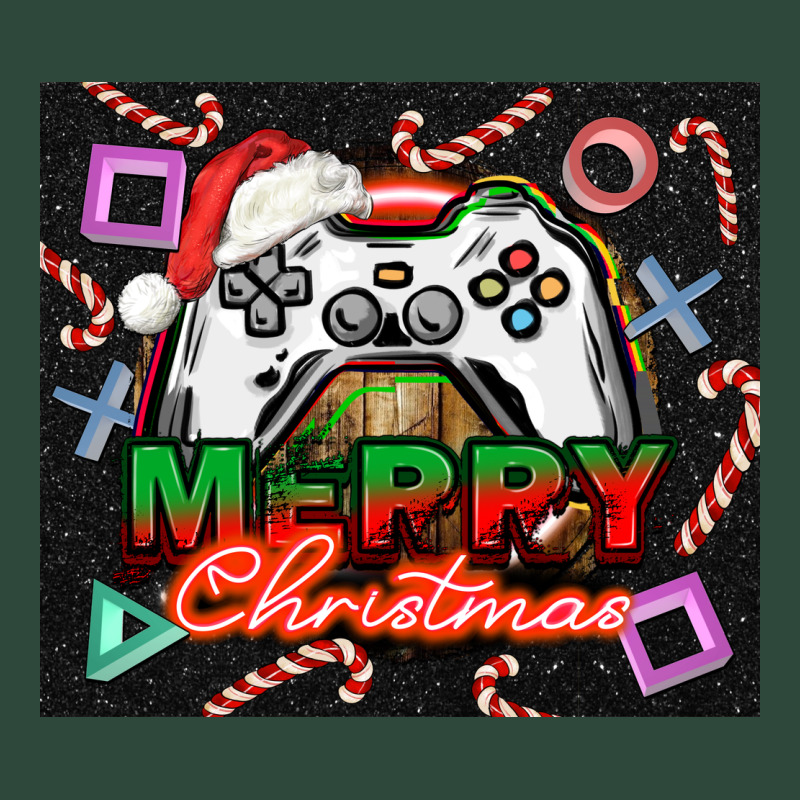 Gamer Merry Christmas Zipper Hoodie by NancyCooperArtShop | Teevron