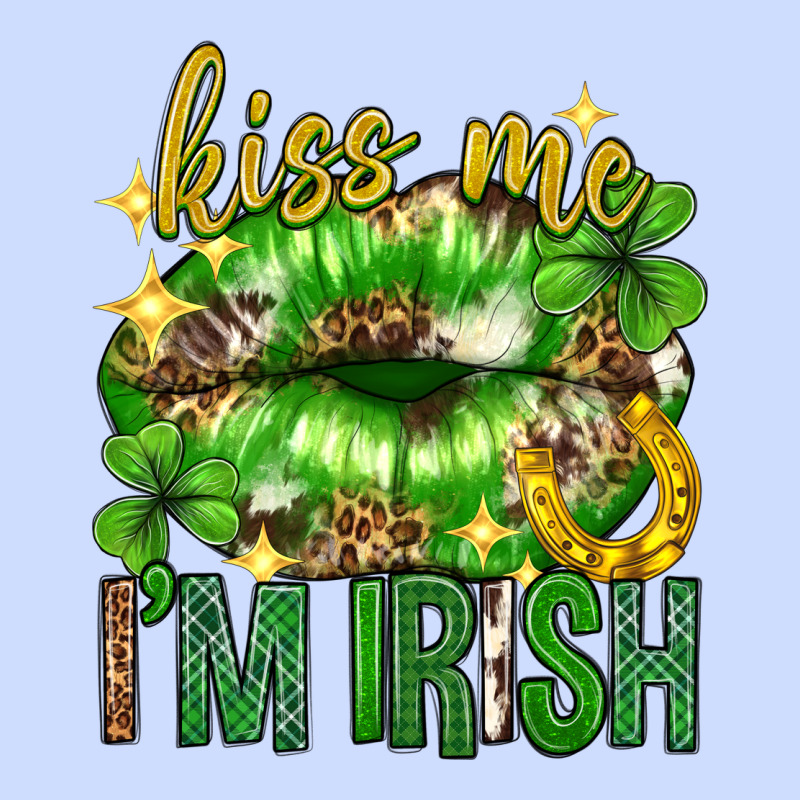 Kiss Me Im Irish St.patricks Day Lips St.patricks Urban Heavy Tee by Neo Western | Teevron