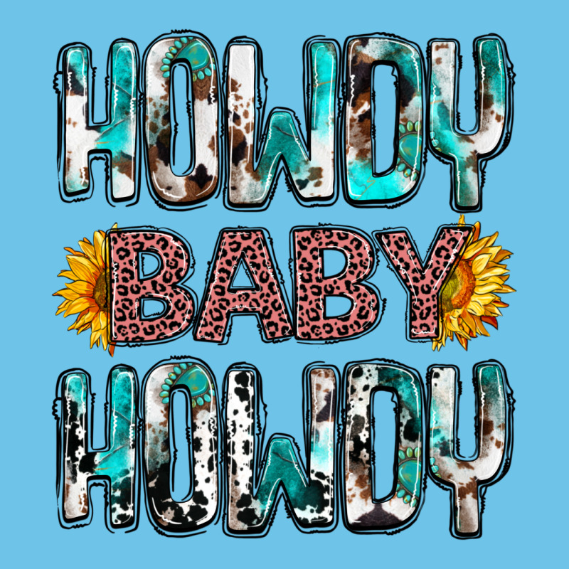 Western Howdy Baby Howdy Premium Sweatshirt by NancyCooperArtShop | Teevron