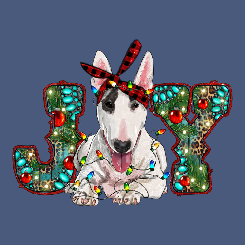 Christmas Joy Bull Terrier Vintage Hoodie by RanaPortraitStore | Teevron
