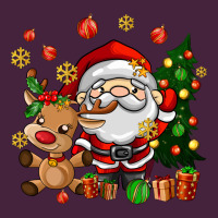 Santa And Reindeer Classic Tee | Teevron