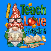 Gnome Teach Love Inspire Zipper Hoodie | Teevron