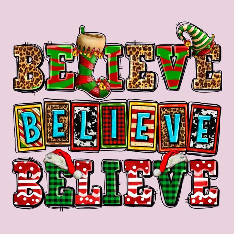 Believe Believe Believe Ladies Tee by AdoDesignShop | Teevron
