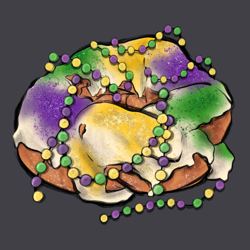 Mardi Gras King Cake Heavyweight Hoodie by MaliasSmallBusiness | Teevron