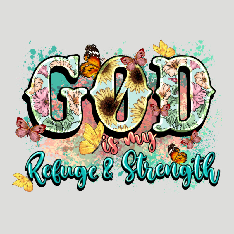 God Is My Refugee And Strength Zipper Hoodie by NancyCooperArtShop | Teevron