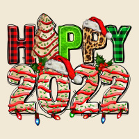 Happy 2022 With Christmas Tree Cake Ladies Tee | Teevron