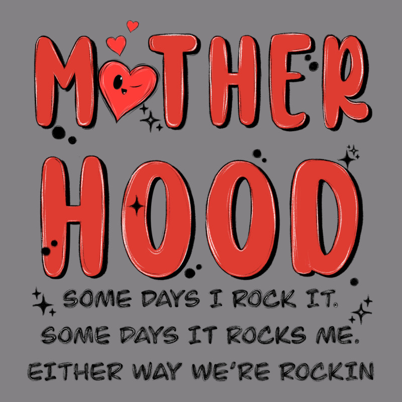 Motherhood Some Day I Rock It Heavyweight Hoodie by MaliasSmallBusiness | Teevron