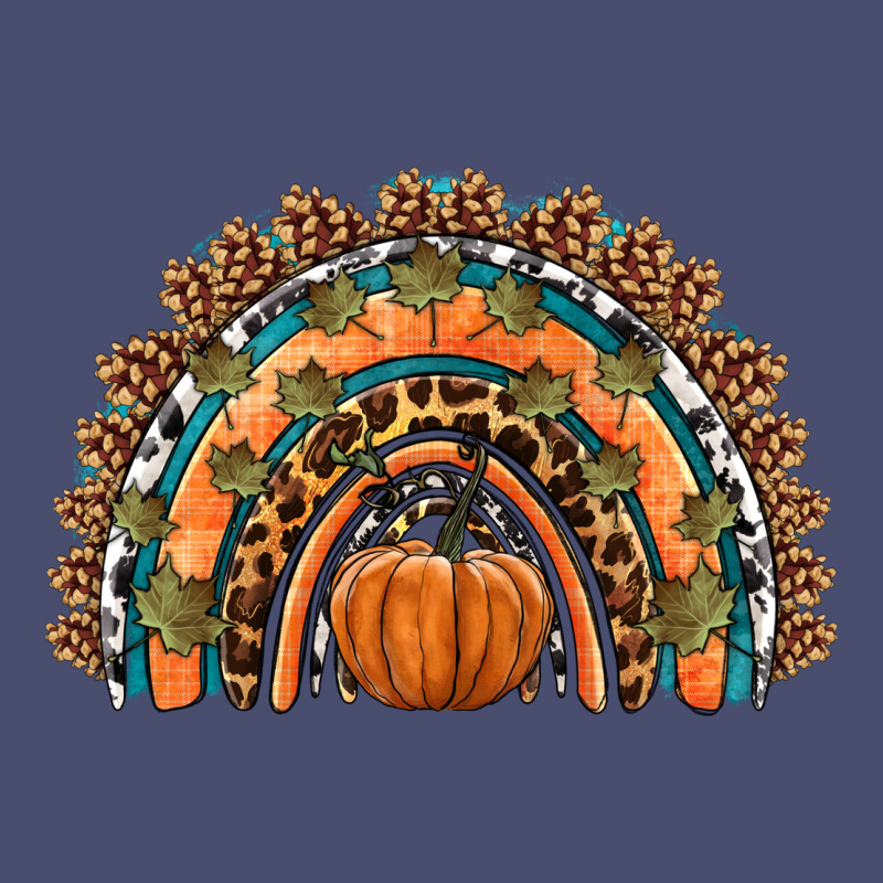 Fall Pumpkin Rainbow Vintage Tee by HRA Design Shop | Teevron