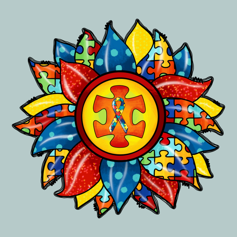 Autism Sunflower Heavy Core Tee by RacoonDesign | Teevron