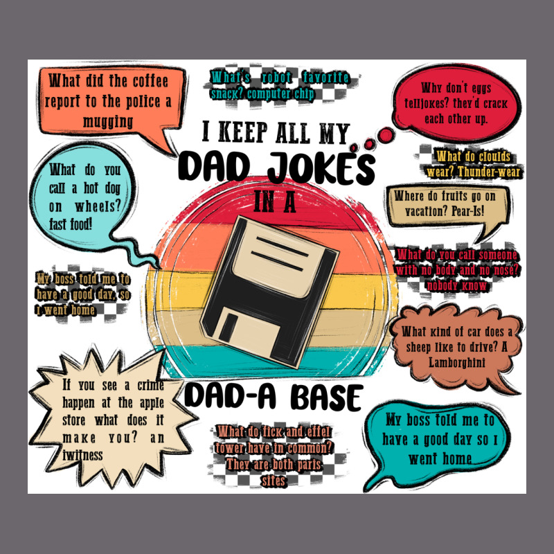 ı Keep All My Dad Jokes In A Dad A Base Premium Sweatshirt by MaliasSmallBusiness | Teevron