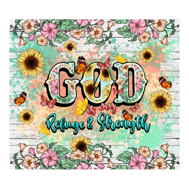 God Is My Refugee And Strength Zipper Hoodie by NancyCooperArtShop | Teevron