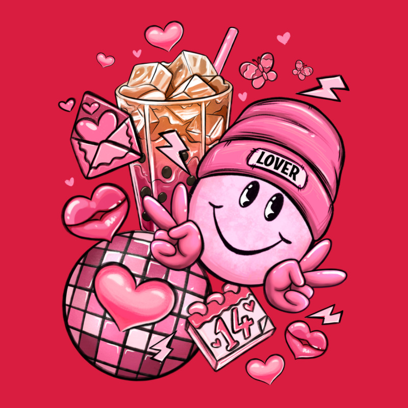 Retro Valentines Day Premium Hoodie by LillyAllenDesigns | Teevron