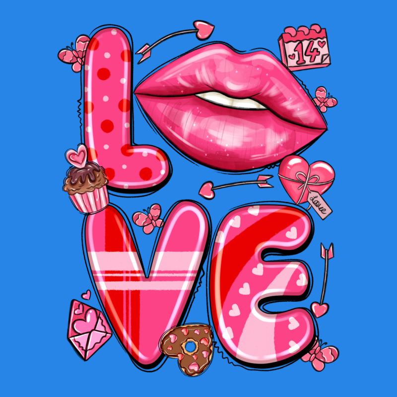 Love With Lips Premium Hoodie by LillyAllenDesigns | Teevron