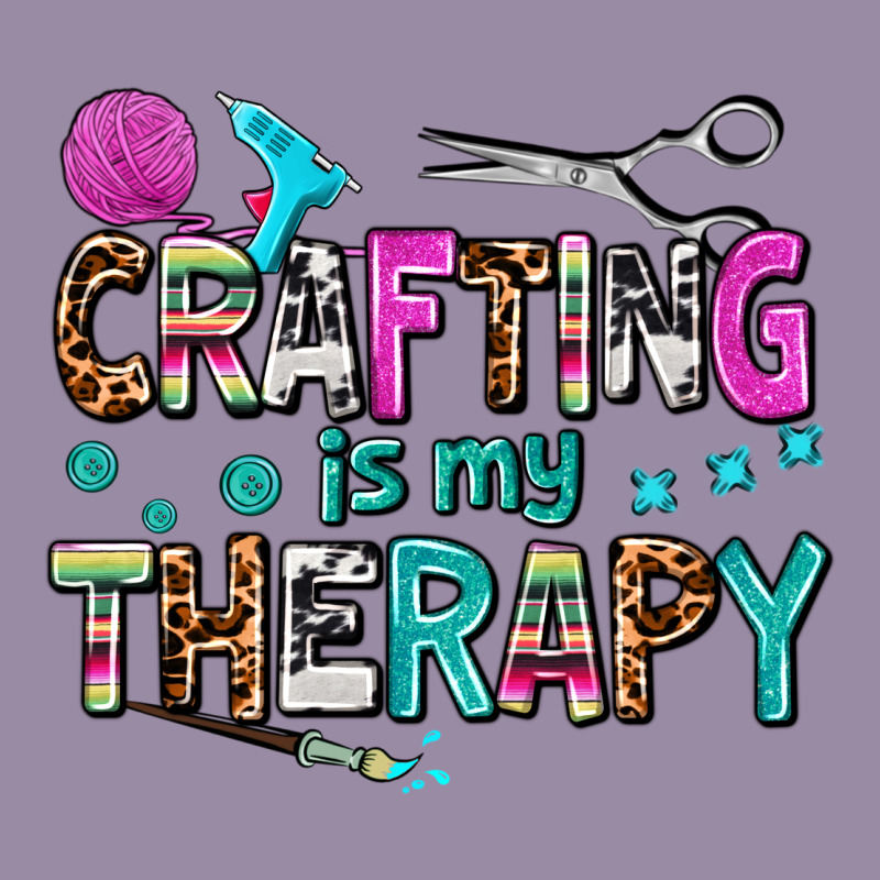 Crafting Is My Therapy Classic Tee by AdoDesignShop | Teevron