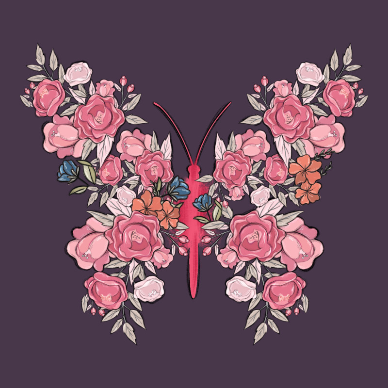 Floral Butterfly Heavyweight Hoodie by MaliasSmallBusiness | Teevron