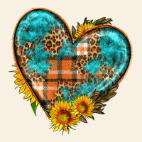 Fall Pattern Heart With Sunflower Vintage Tee | Teevron