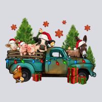 Christmas Farm Animals Truck Zipper Hoodie | Teevron