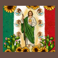 San Judas With Mexican Flag Long Sleeve Tee | Teevron