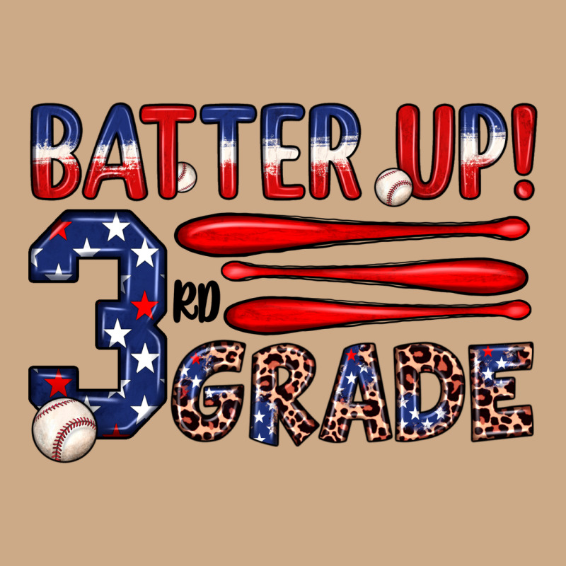 Batter Up 3rd Grade Vintage Hoodie by JahusDesignShop | Teevron