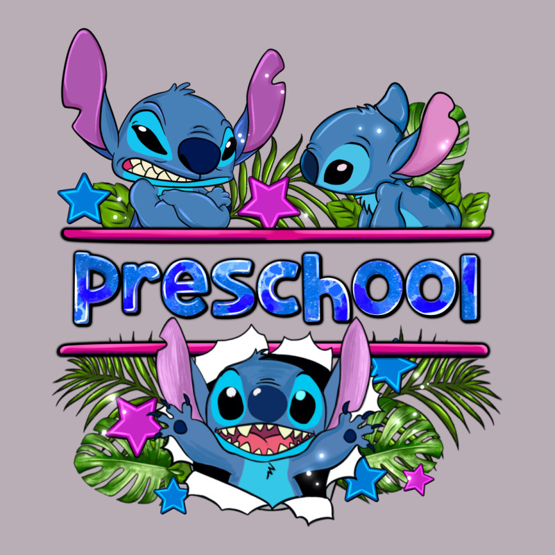 Preview Flower Stitch Blue Preschool Vintage Tee by AdoDesignShop | Teevron