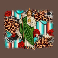 San Judas Leopard Cowhide Background Long Sleeve Tee | Teevron