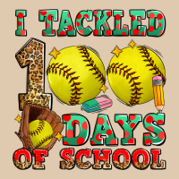 I Tackled 100 Days Of School Softball Heavyweight Sweatshirt | Teevron