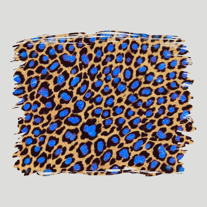 Leopard With Navy Blue Glitter Zipper Hoodie by Artiststas | Teevron
