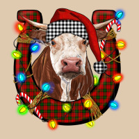Christmas Horseshoe With Hereford Cow Heavyweight Sweatshirt | Teevron