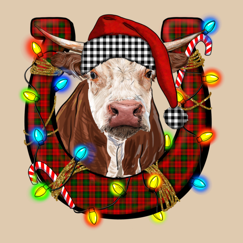 Christmas Horseshoe With Hereford Cow Heavyweight Sweatshirt by RanaPortraitStore | Teevron