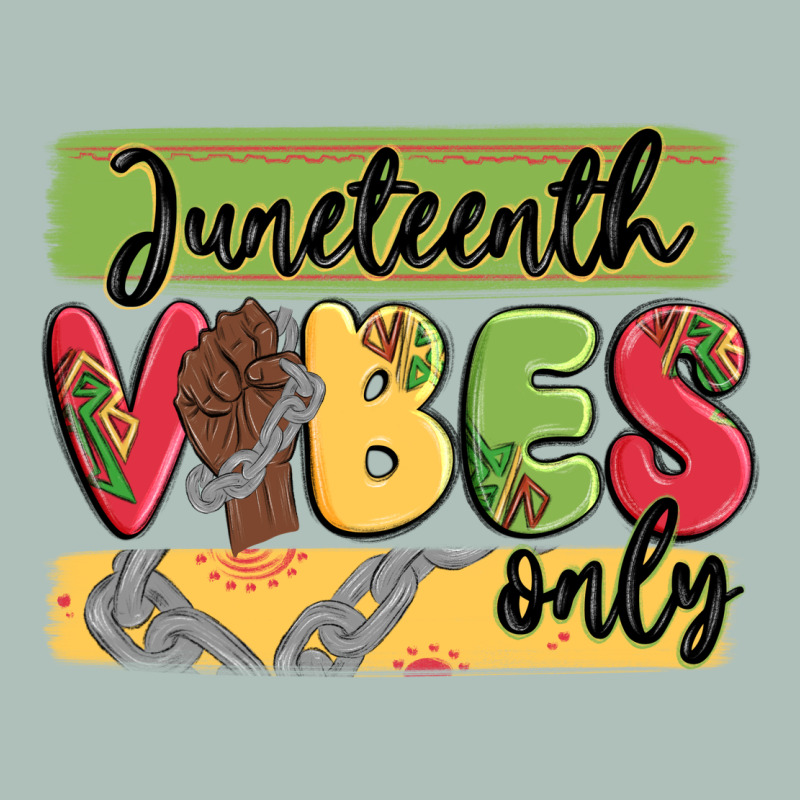 Juneteenth Vibes Only Heavyweight Hoodie by MaliasSmallBusiness | Teevron