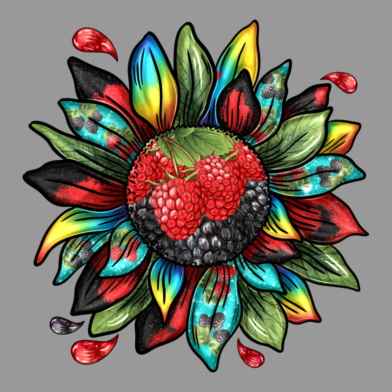 Berry Sunflower Vintage Hoodie by texasbilliewilder | Teevron