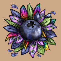 Blueberry Sunflower Vintage Hoodie | Teevron