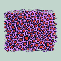 Lilac Leopard With Red Glitter Zipper Hoodie | Teevron