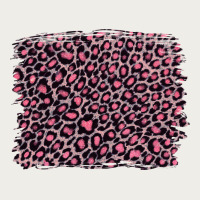 Pink Leopard With Pink Glitter Zipper Hoodie | Teevron