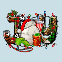 Joy With Volleyball And Santa's Hat Ladies Tee | Teevron