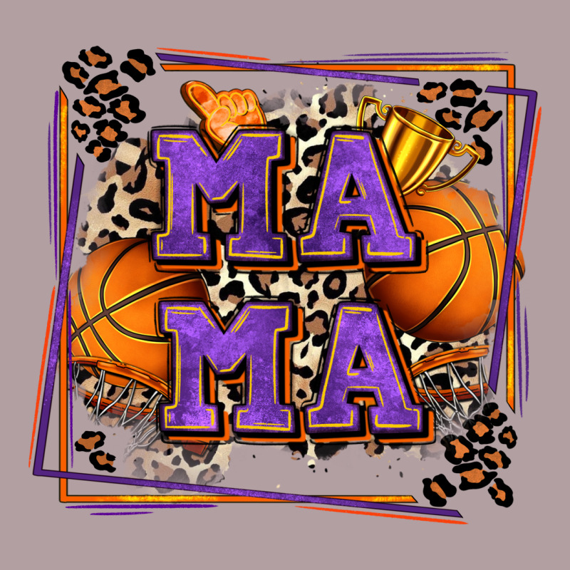 Basketball Mama With Leopard Vintage Hoodie by Zillion Design Studio | Teevron