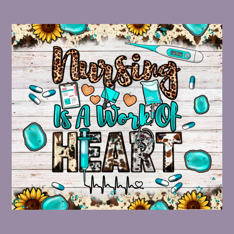 Nursing Is A Work Of Heart Classic Tee by JahusDesignShop | Teevron
