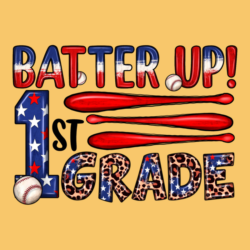 Batter Up 1st Grade Vintage Hoodie by JahusDesignShop | Teevron