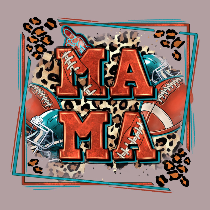 American Football Mama With Leopard Vintage Hoodie by Zillion Design Studio | Teevron